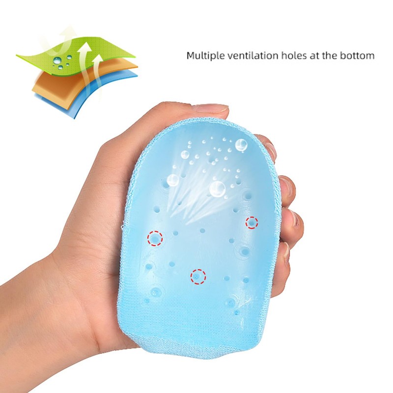 Heel Socks Gel Height Increase Insole Height Elevator Heel Lift