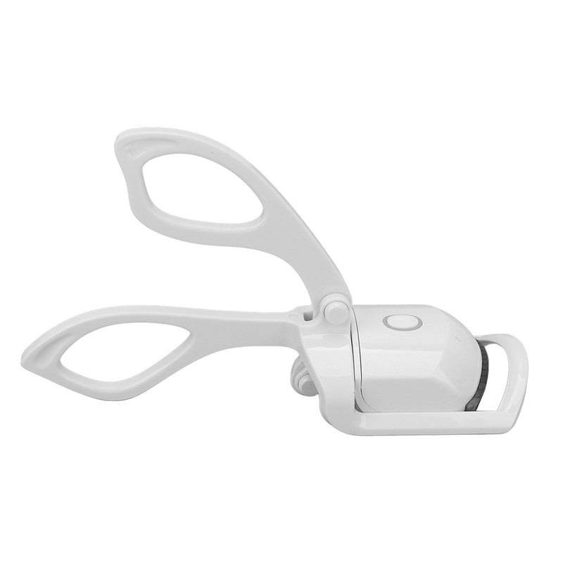 Heated Eyelash Curler USB Chargeable Long Lasting Mini Portable White