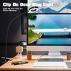 LuxLumin LED Desk Lamp with Clamp for Video Conference Lighting,