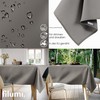 Filumi Tablecloth 140 x 260 cm Beige Washable for Indoor