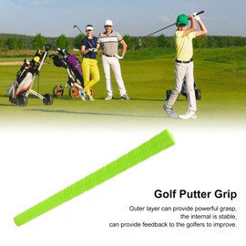 Putter Grips,Anti Slip Rubber Putter Grip for Children Beginner Training (Green)