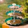 AISITIN 3.5w Solar Fountain Pump with 3 Tiered Bird Bath