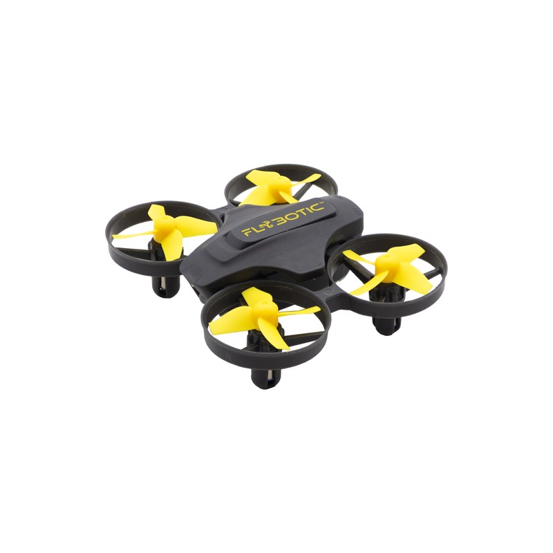 Flybotic Tech Drone Remote Controlled Drone Infrared Yellow 8 cm