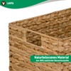 Vivanno Lanta Wicker Basket / Cupboard Basket Water Hyacinth Natural