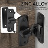 PASDUCHAS 2 PCS Thickened 90/180 Degree Sliding Barn Door Lock,