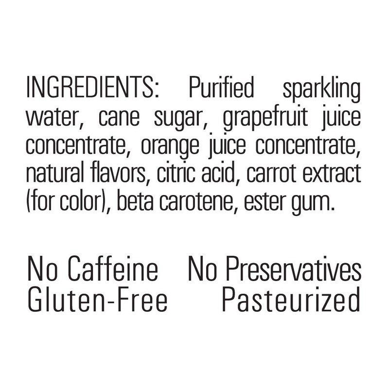 GuS Grown-Up Soda, Star Ruby Grapefruit, 12 Fl Oz (Pack