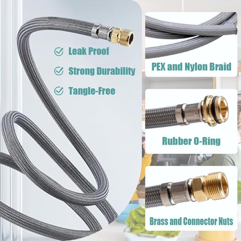 Kitchen Faucet Hose Replacement Parts for Grohe 48293000 Flexible Faucet