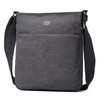 Troop London TRP0236 Classic Canvas Across Body Bag Ash Grey