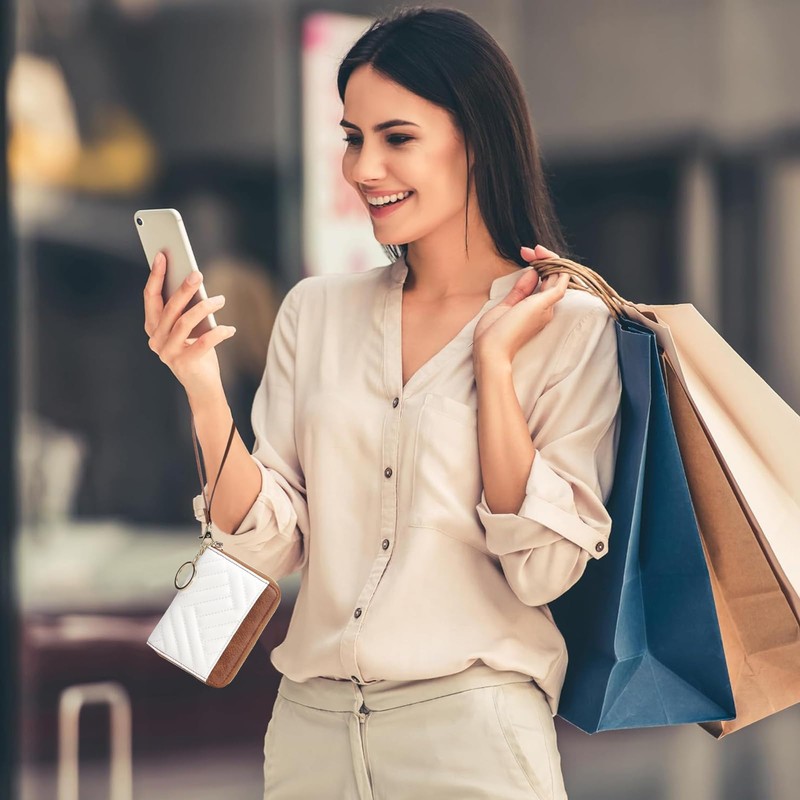 GAEKEAO Credit Card Holder Small Wallet for Women RFID Blocking