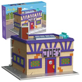 FALAGIL Modular Building Kit,Joe's Bar Building Set for Adult, Ideas Gift for Fans, Movie Building House Sets Diner Brick Building Blocks for Adults(1748 Pieces)
