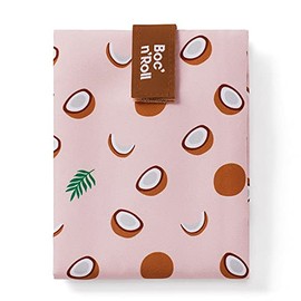 Roll'eat ® Reusable Sandwich Bag | Sandwich Container | Eco Friendly Food Bag | Reusable and Washable Sandwich Wrap | Coconut Model - Boc'n'Roll Fruits