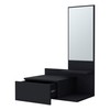 SVRCK Modern Floating Vanity with Integrated Mirror for Compact Spaces,