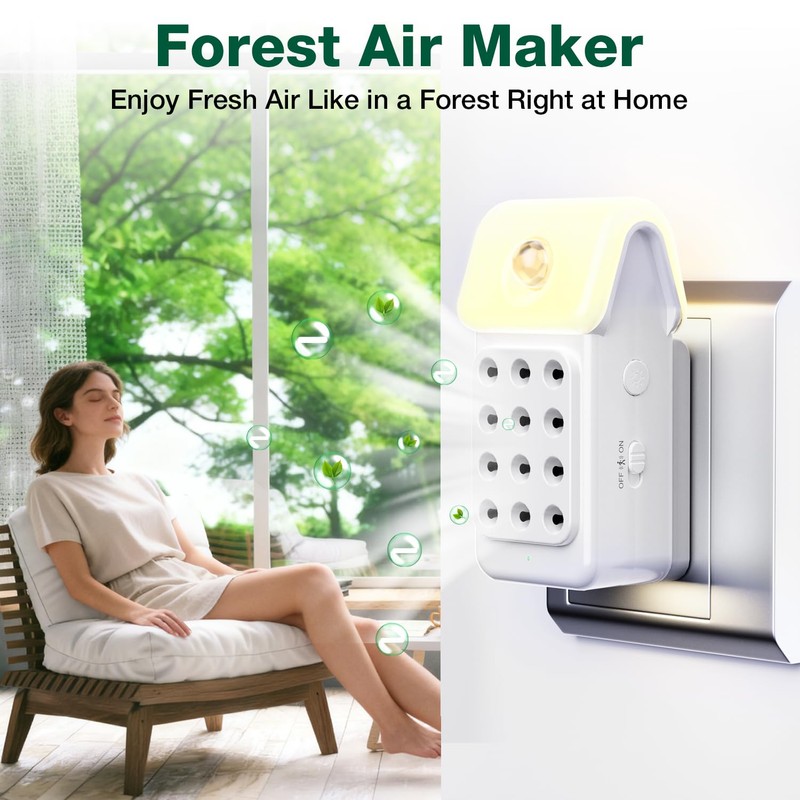 JOSTART Air Ionizer for Home (3 Pack） - Plug-in Negative