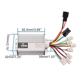GOOFIT Motorcycle Speed Controller 24V 250W Replacement for Electrical Scooter Tricycle Brush E-Bike Bicycle