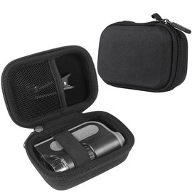 Leayjeen Pocket Microscope Case, Compatible with Carson MicroBrite Plus 60x-120x LED and UV Lighted Pocket Microscope-Black(Case Only)