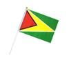 10 Pack Guyana Guyanese Flags on Stick 5x8 Inch,Patriotic Decorations,Classroom