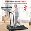 SubSun 2 in 1 Folding Treadmill, Walking Pad with Handle