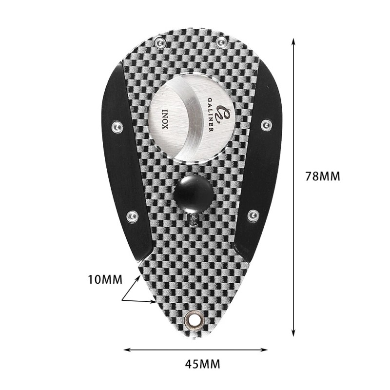 Galiner Portable Cigar Cutter Stainless Steel Knife Sharp Blade Scissor