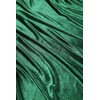 QueenDream Aisle Runner for Wedding Ceremony Green Velvet Runner 4.5ft