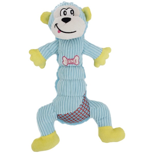 Pet Life ® 'Cuddle Plush' Mesh and Plush Squeaking Dog