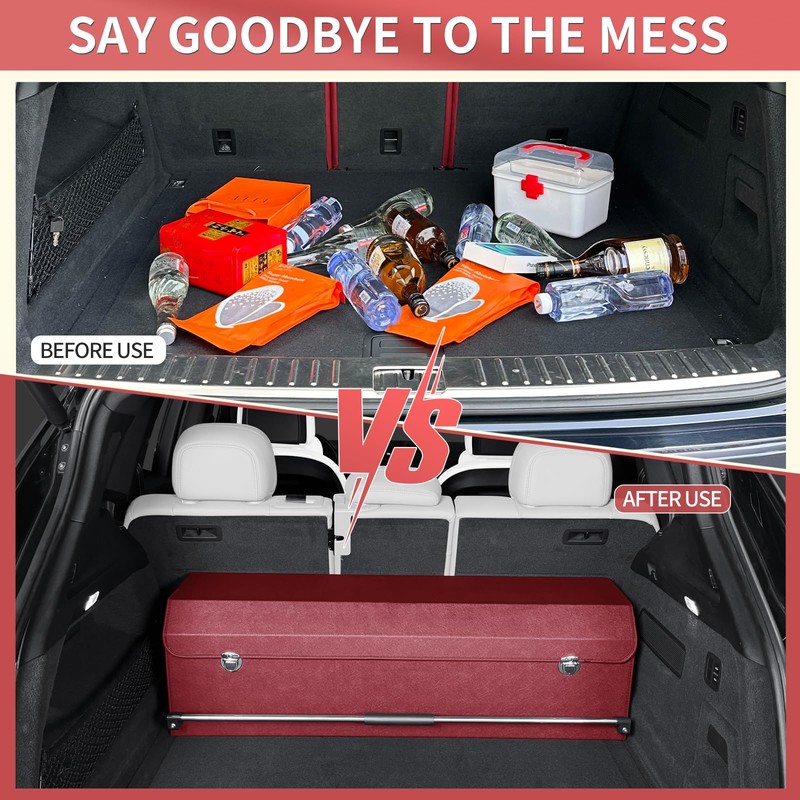 Car Trunk Organizer for Honda CR-V 2017-2022, Collapsible Sturdy Trunk