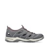 Rieker 08065 Men's Low-Top Trainers, grey 20
