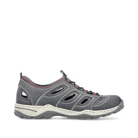 Rieker 08065 Men's Low-Top Trainers, grey 20