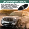 Rebvugr Front Grille Rear Tailgate Skull Emblems, Car Emblem Badges,