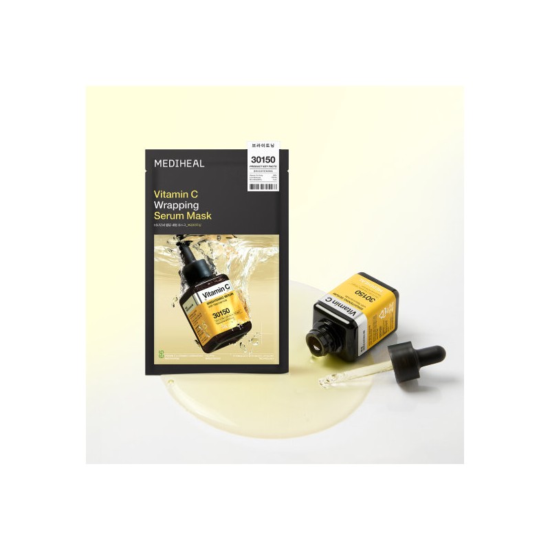 Mediheal NEW Vitamin C Wrapping Serum Mask Brightening 10 Sheets