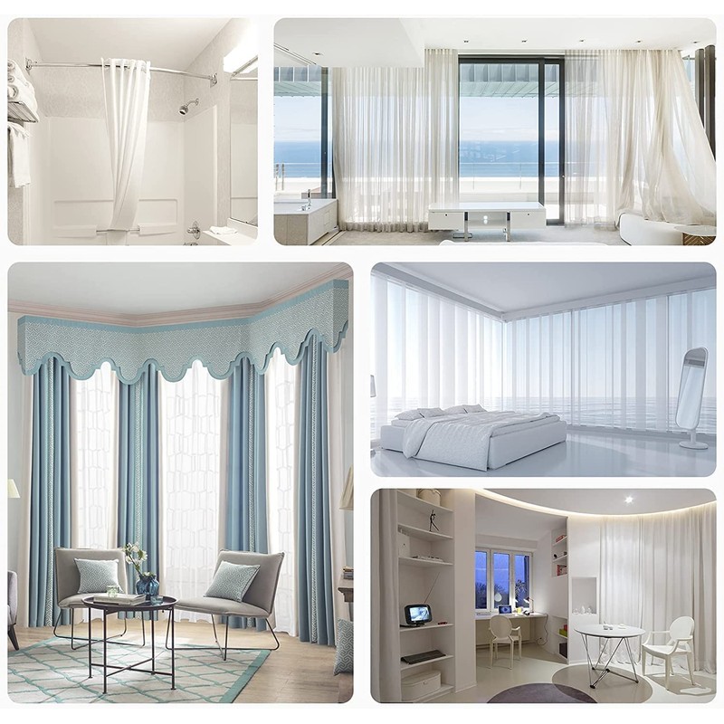 Flexible Bendable Ceiling Curtain Track, Curved Ceiling Track for Curtains,