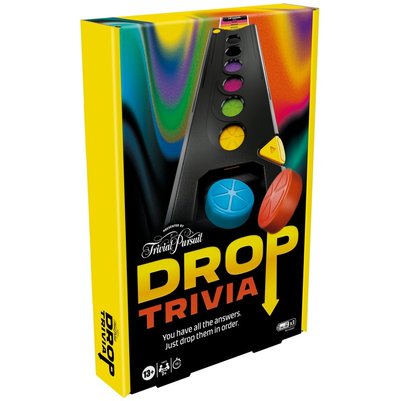 Drop Trivia Game, Electronic Party Board Game from Trivial Pursuit