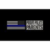 CafePress Police: Proud Parents (Black F Rectangle Bumper Sticker Car