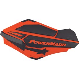 POWERMADD 1999-2009 TRX400EX Sportrax Honda SENTINAL HANDGUARDS (ORANGE/BLACK) 3