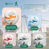 Murphy's Gaelic Footballs, 4/Quick Touch, White