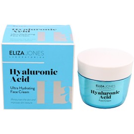 Eliza Jones Face Day Cream 50 ml, Intensive Moisturising, Wrinkle Prevention and Radiant Skin Effect (Hyaluronic Acid Ultra Hydrating)
