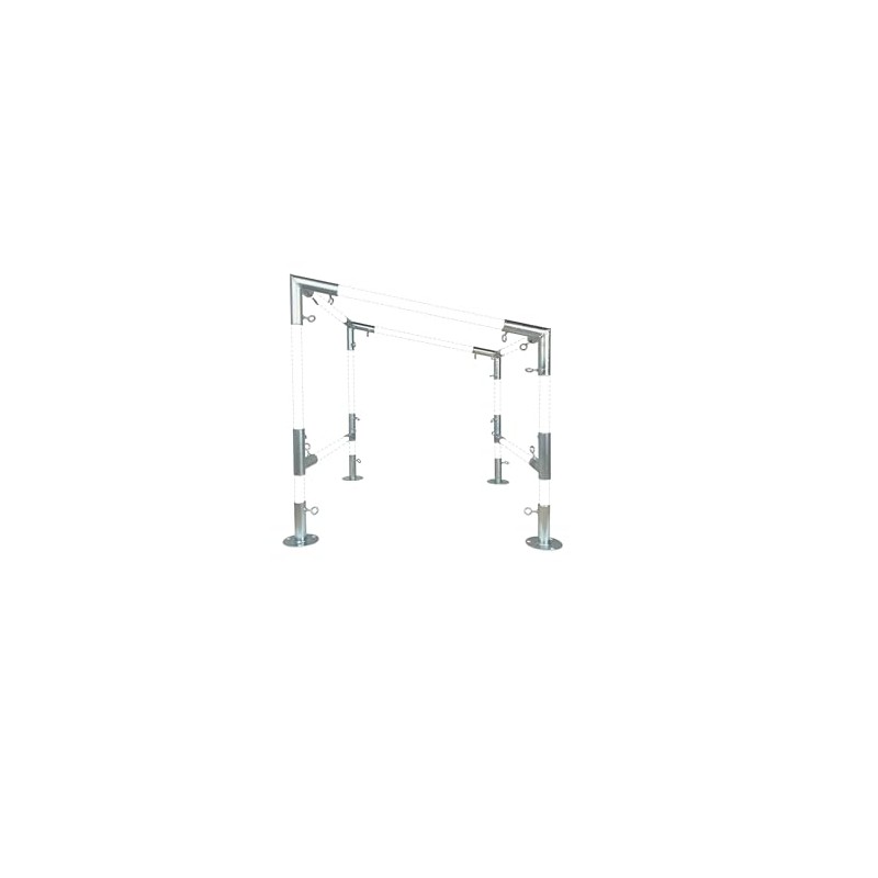 Single Sided Slope Canopy Lean-to Awning Sloping Carport Fittings for
