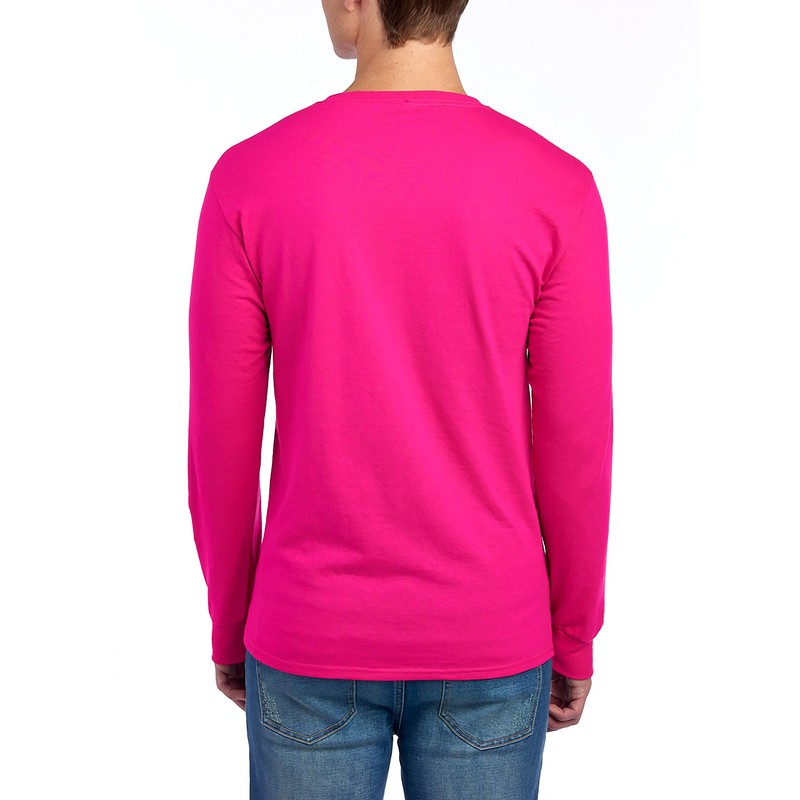 Jerzees Men's Dri-Power Cotton Blend Long Sleeve Tees, Moisture Wicking,