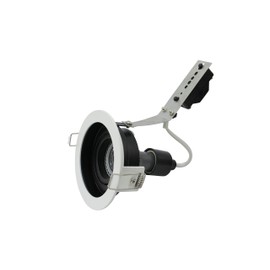 LED recessed downlight Spot Sandi round white tilting and turning Ã˜10.2cm rustproof