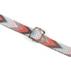 styleBREAKER Narrow Bag Shoulder Strap Adjustable with Colourful Zigzag Pattern,