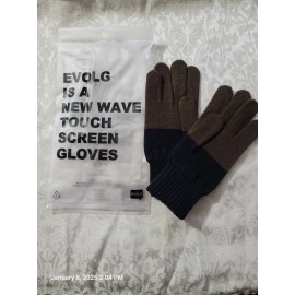 EVOLG Gloves , Charcol & Gray, New Wave Touch Screen Gloves