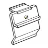 Unbranded Gondola Sign Holders Shelf Clips- Self Piercing-Retai