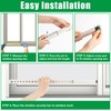Forestchill Adjustable Window Security Bar, Extends from 10" to 18"