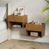 Floating Nightstand Bedroom Bedside Table - Floating Night Stand Set
