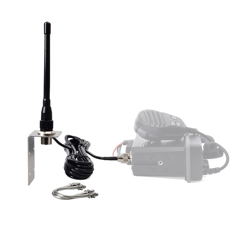 Hys Vhf Marine Antenna Low-profile 156-163Mhz Antennas W/16.4ft(5m) Rg