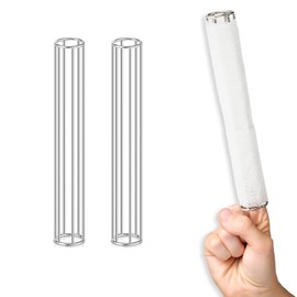 Alaisee 2 Pcs Metal Cage Applicator Tubular Gauze Metal Applicator Cage Tube Gauze Bandage Tubular for Homes Offices