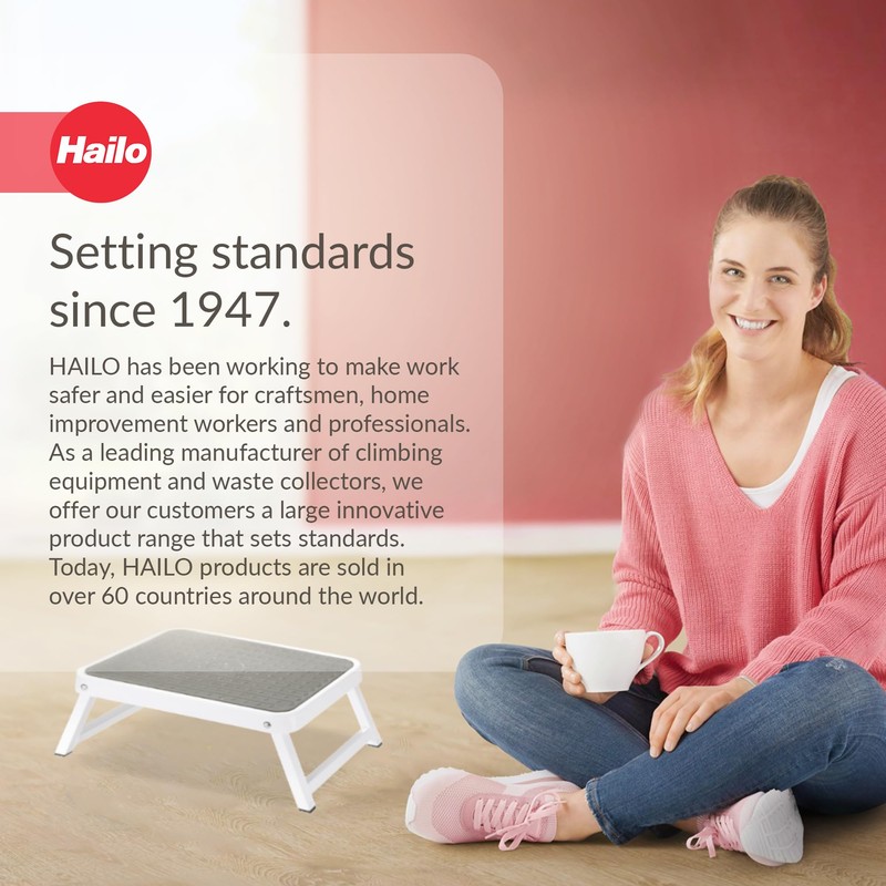 Hailo OneStep | Steel step | One large step with