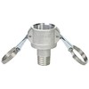 TOYOX 633-BB-1/2-AL Cam Lock Coupler, Male Thread, For Plant Plumbing