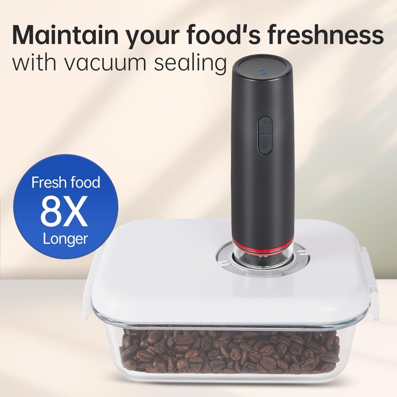 R-PACK Vacuum Food Jar for Freshness - Airtight Food Storage
