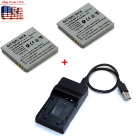 Unbranded Battery / Charger For Canon PowerShot SD30 SD40 SD200 SD300 SD400 Digital ELPH - 1x Battery with Charger