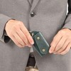 Smart Key Case for Men Genuine Leather Key Ring Key